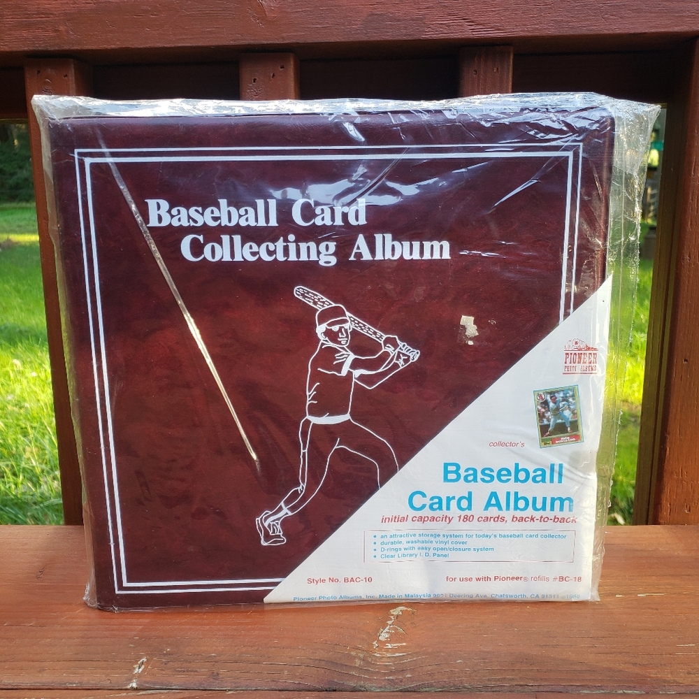 1988 Pioneer Baseball Card Collecting Album 3-Ring Binder - Semi Sealed